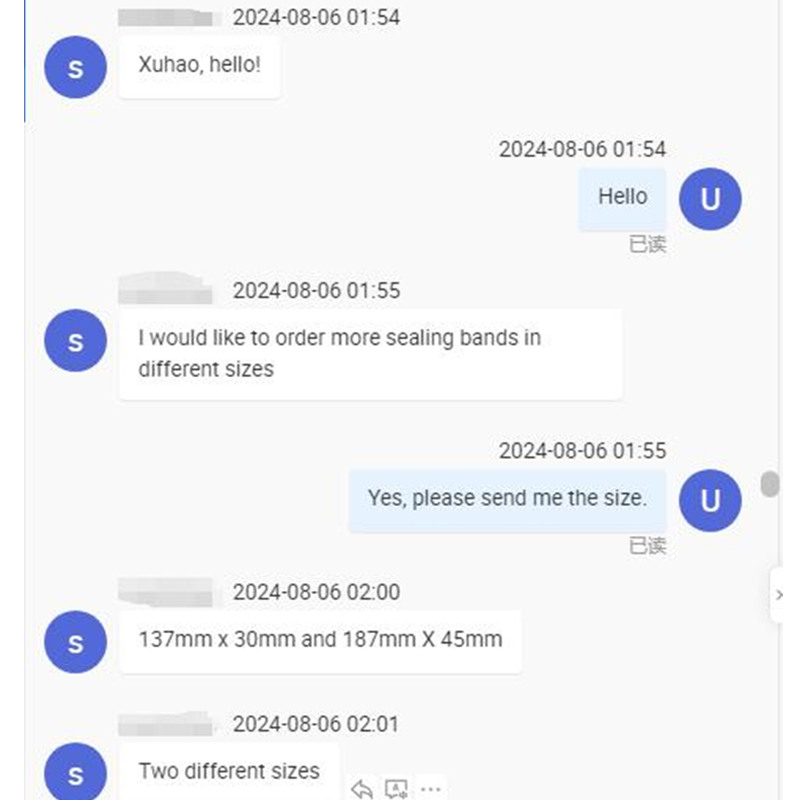 Asiakas kiitosta ja ostaa uudelleen!